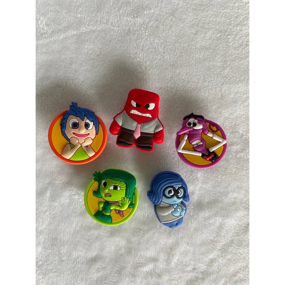 Disney Pixar Inside Out Character Set‎ Charms For Crocs